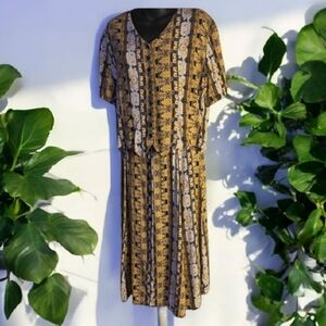 Vintage Set Impressions Of California Skirt And Blouse (L)